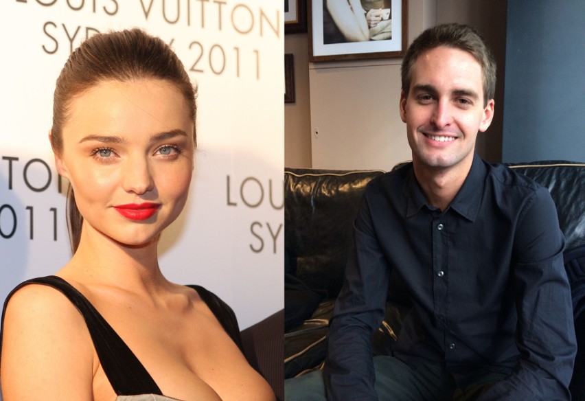 Miranda Kerr i Evan Spiegel...