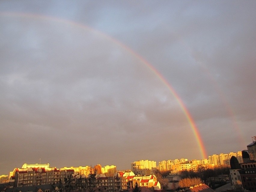 Tęcza nad Wrocławiem, 23.12.2013