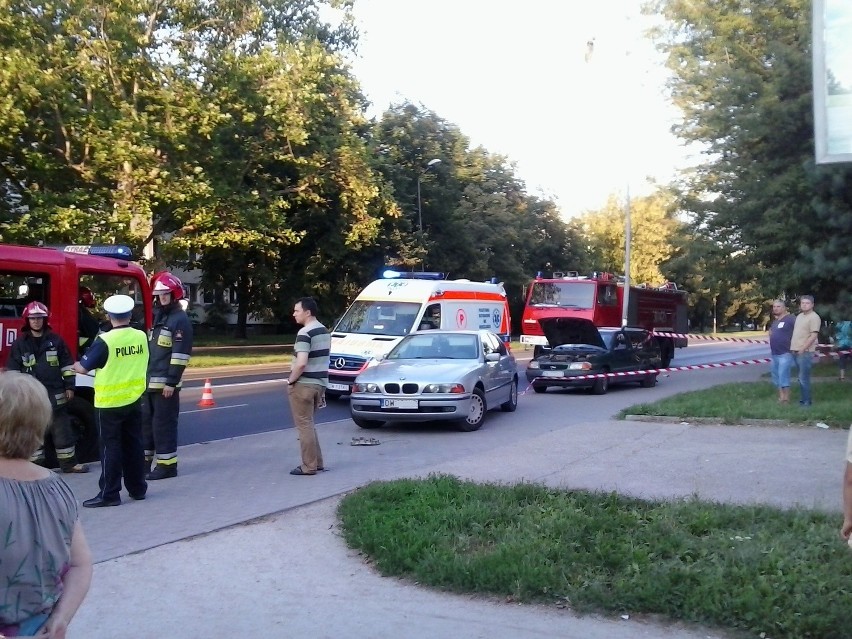 Wrocław: Wypadek na skrzyżowaniu Poznańskiej i Zachodniej (ZDJĘCIA)