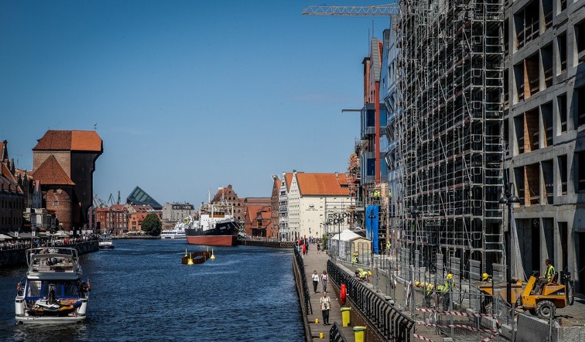 Wyspa Spichrzów. Tak zmienia się zabudowa nad Motławą