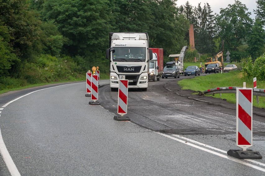 Na Juście w Tęgoborzy od południa obowiązuje ruch wahadłowy