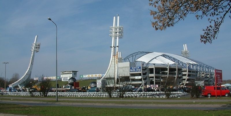 Tak wyglądał stadion przy Bułgarskiej przed modernizacją....