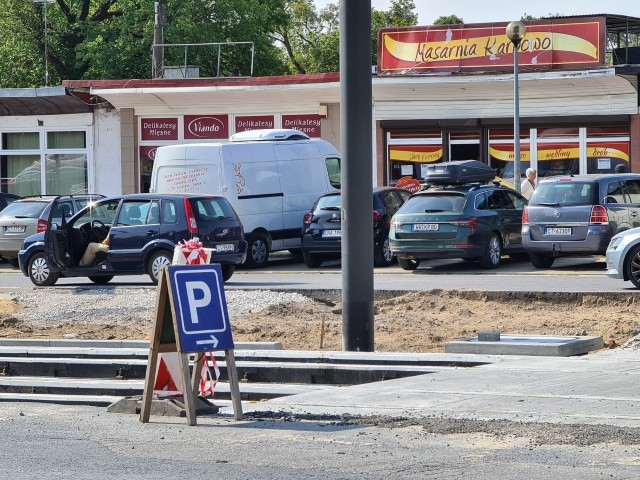 Parkingi przy Targowisku Miejskim