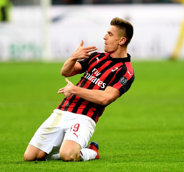 Krzysztof Piątek potrzebował 28 minut w zespole AC Milan, by zdobyć pierwszą bramkę.