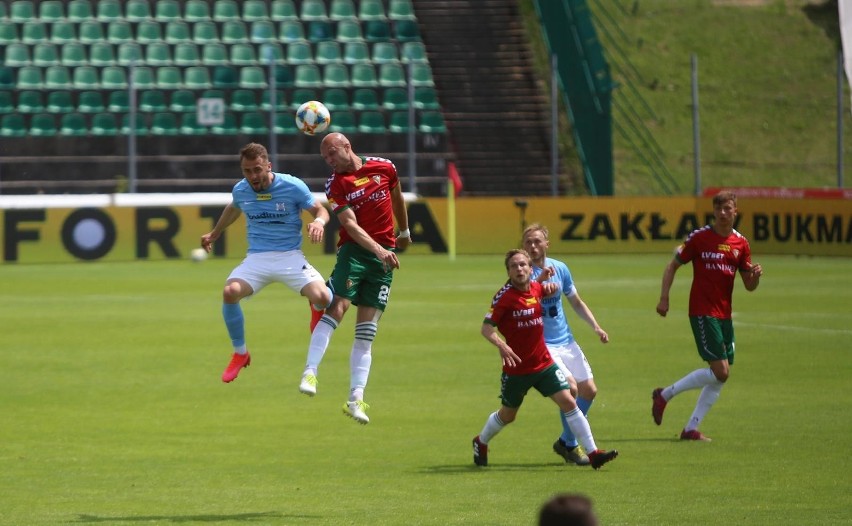 07.06.2020 r. Zagłębie wygrało u siebie ze Stomilem 2:1.