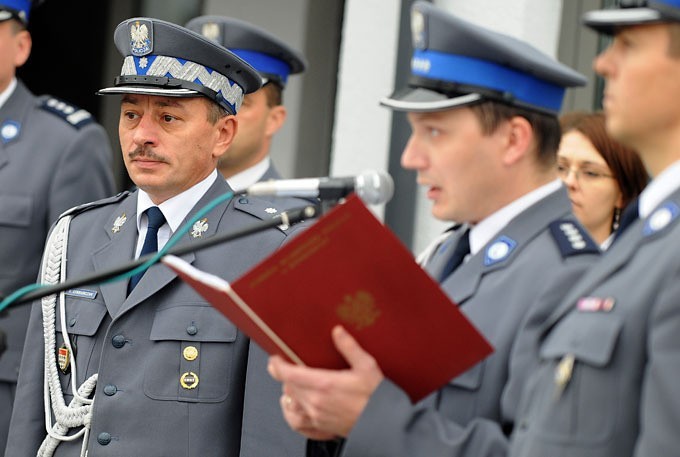 [zdjęcia] Zmiana na stanowisku komendanta głównego policji w Bydgoszczy