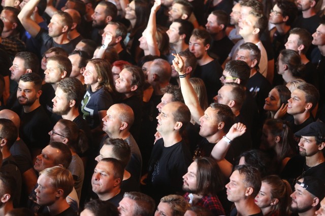 Na koncert Rammstein na Stadionie Śląskim w Chorzowie ściągnęły tłumy miłośników zespołu