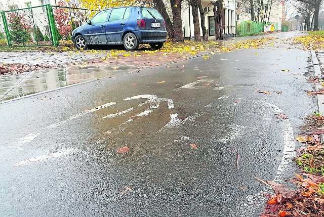 Znaki poziome na Bydgoskiej, Chopina, Bema, Mickiewicza i innych starszych są w 90 procentach wytarte