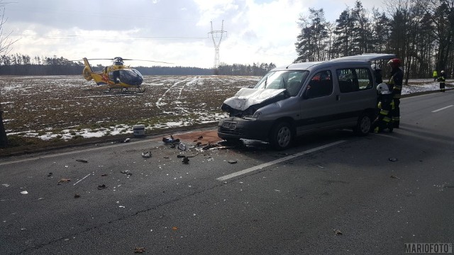 Wypadek w Jaczowicach.