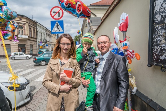 Odpustowy prezent otrzymal Mateusz Odziomek od mamy Moniki i taty Pawła