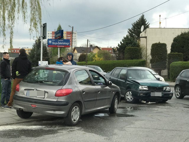 Na skrzyżowaniu ul. Langiewicza i Boya-Żeleńskiego w...