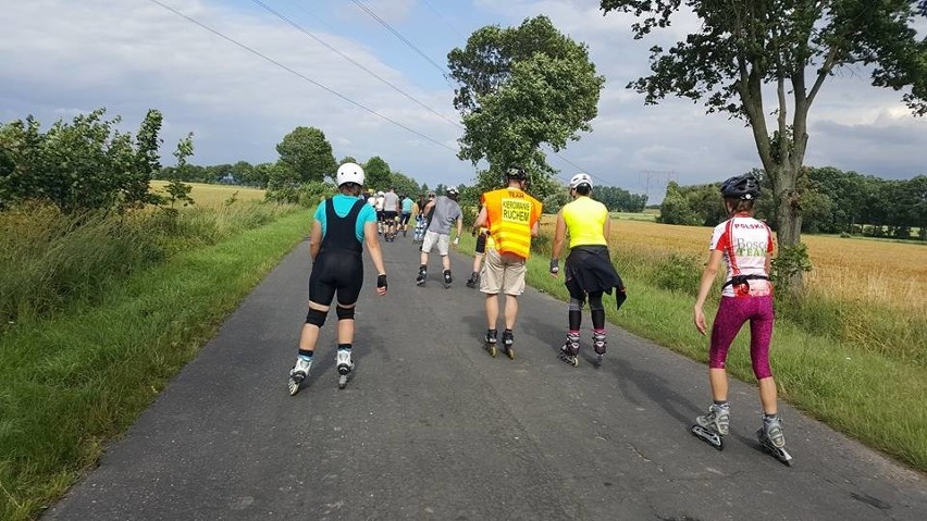 Pielgrzymi na rolkach docierają do Kluczborka