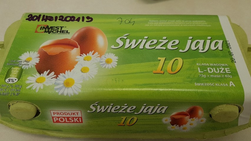 Produkt: Świeże jaja, klasa A, kategoria wagowa L-Duże, 10...