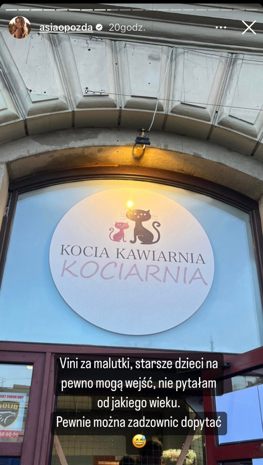 Joanna Opozda nie została wpuszczona do krakowskiej kawiarni. Czemu? 