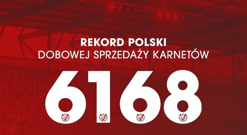 Kibice Widzewa pobili rekord Polski.