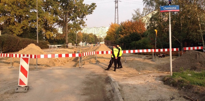 Niewybuch znaleziony podczas przebudowy Rojnej [ZDJĘCIA]