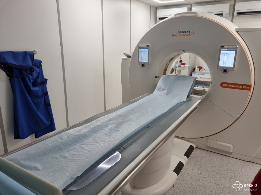 Nowy tomograf w Pracowni Tomografii Komputerowej w szpitalu na szczecińskich Pomorzanach