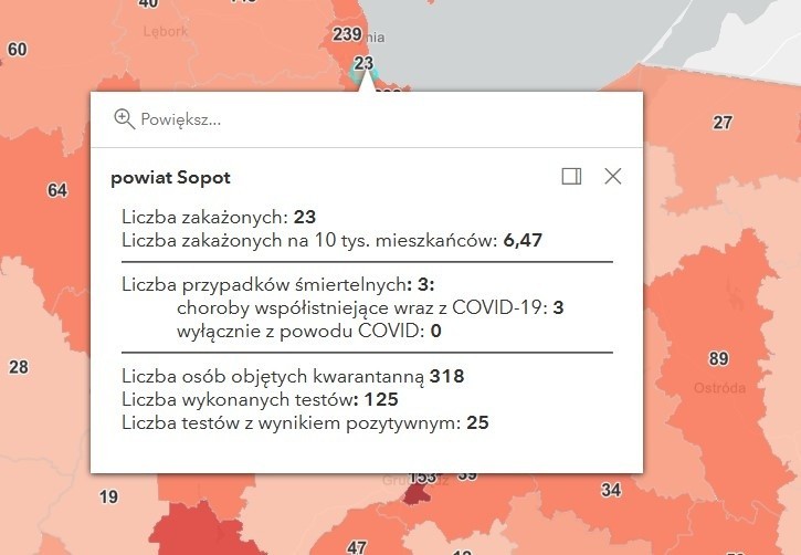 Koronawirus na Pomorzu 01.04.2021. 1873 nowych przypadków zachorowania na Covid-19 w województwie pomorskim! Zmarło 41 osób