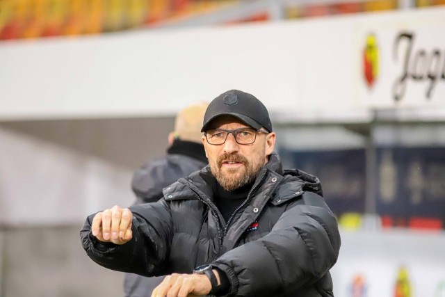 Trener Maciej Stolarczyk po raz pierwszy w tym roku mógł cieszyć się z ligowego zwycięstwa Jagiellonii