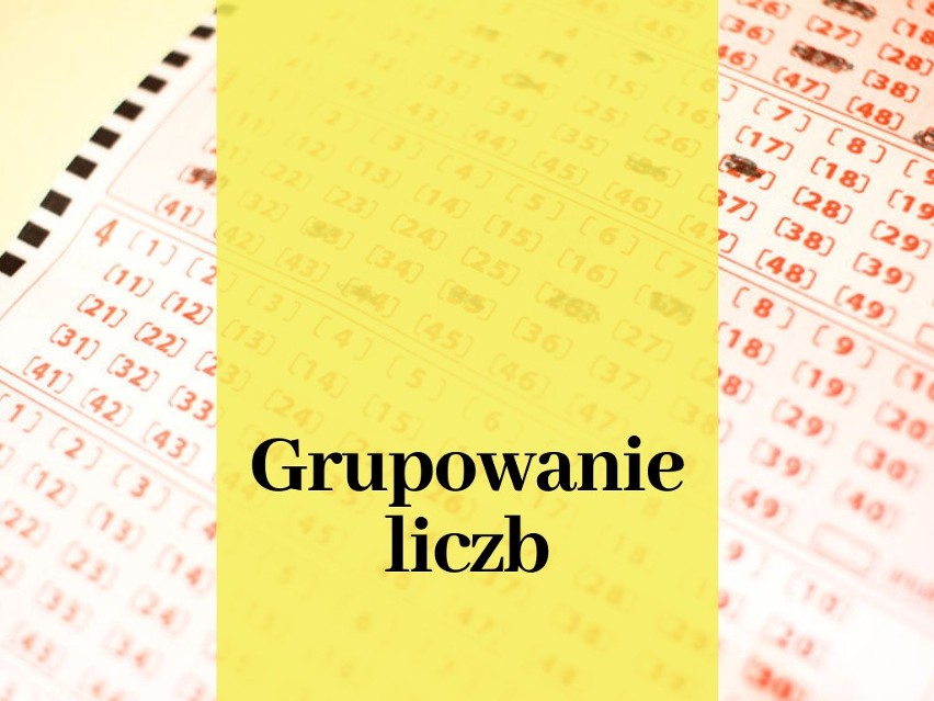 Jest wiele systemów grupowania liczb i następnie wybierania...