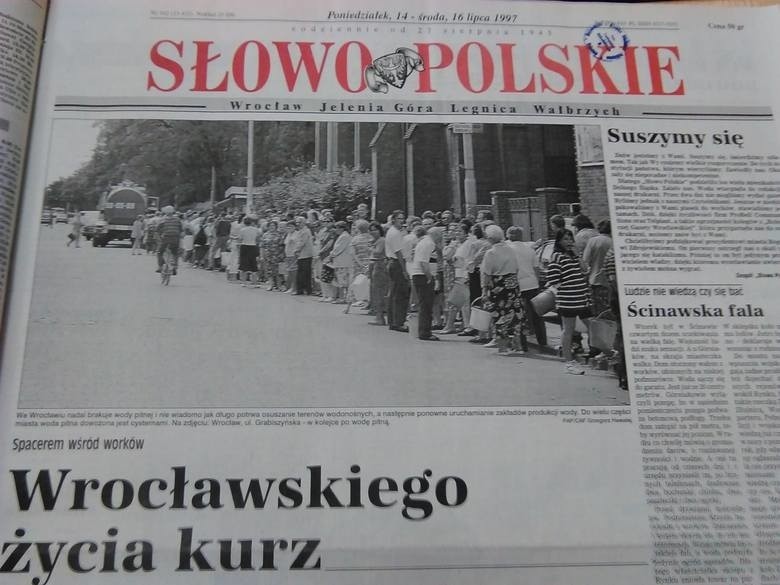 Powódź we Wrocławiu. Tak wyglądała stolica Dolnego Śląska 14 lipca 1997 r.