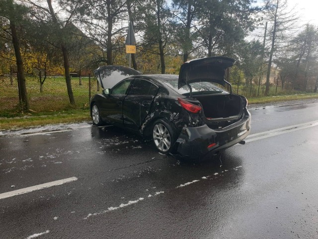 Zaledwie w ciągu kilku minut doszło do wypadków w Trzebiełuchu i dwóch w Sarnowie