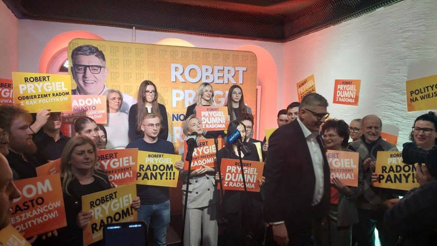 Wybory samorządowe 2024. Robert Prygiel oficjalnie ogłosił swój start na prezydenta Radomia i zapowiedział listy kandydatów na radnych