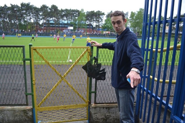 Pana Łukasza nie może zabraknąć na stadionie, gdy gra jego ukochana Unia/Roszak