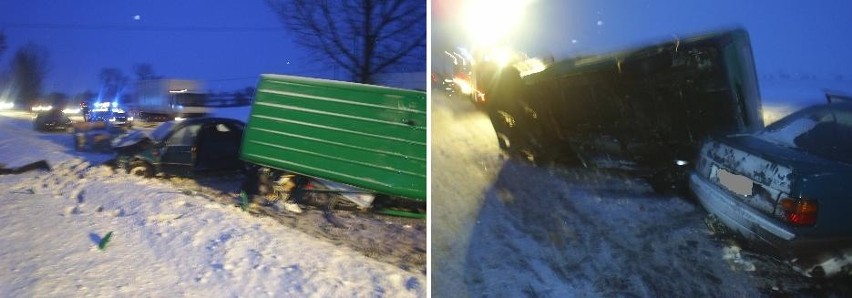 Powiat chełmiński. W miejscowości Jeleniec zderzyły się dwa samochody [zdjęcia]