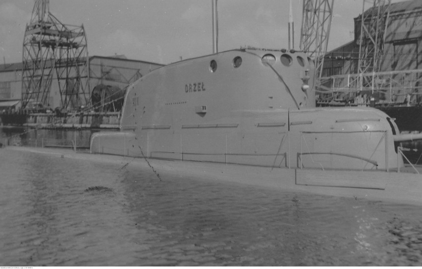 ORP Orzeł w stoczni w Vlissingen