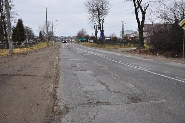 Ulica Lubelska w Sandomierzu, wylotówka do Lublina w tym roku do remontu