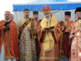 Królowie Polscy patrzą jak w Słubicach rośnie cerkiew 