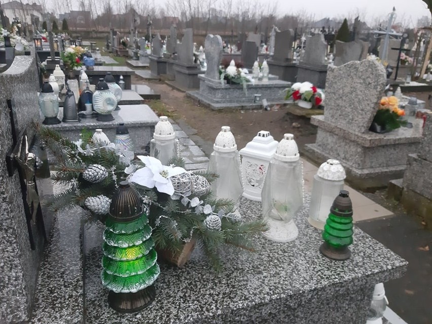 Cmentarz w Krasnosielcu. Zdjęcia nekropolii z 1.01.2021