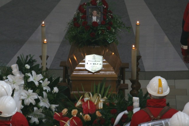 Pogrzeb górnika Bogdana Lenzy