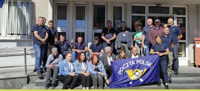 Pracownicy Poczty Polskiej w Szydłowcu dołączyli do strajku