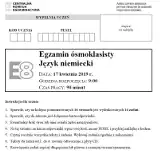 EGZAMIN ÓSMOKLASISTY 2019. Język niemiecki ODPOWIEDZI, ARKUSZE CKE. Test 8-klasisty z j. niemieckiego 17.04.2019 [klucz odpowiedzi, arkusze]