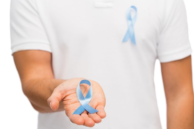 Symbolem raka prostaty jest niebieska wstążka.
