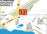 MC Donald's w Ełku. Restauracja u zbiegu 11 Listopada i obwodnicy