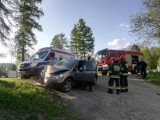 Wypadek w Tyliczu. Jedna poszkodowana osoba zabrana do szpitala