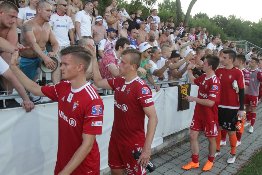 AS Trencin - Górnik Zabrze [ZDJĘCIA KIBICÓW]: Tak było na trybunach w Myjavie