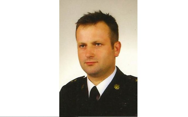 Starszy kapitan Sławomir Zięba, nowy komendant powiatowy Państwowej Straży Pożarnej w Starachowicach