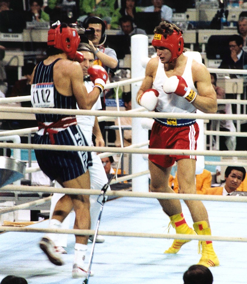 Andrzej Gołota na Igrzyskach Olimpijskich, 1988.
