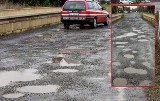 Najbardziej dziurawa droga w Łodzi [zdjęcia, FILM]