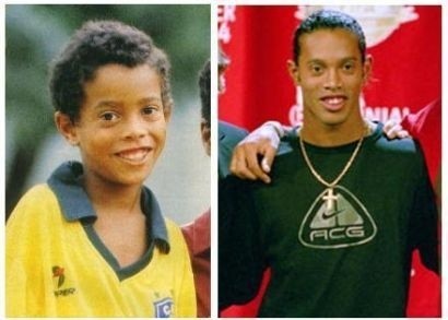 Ronaldinho to bajeczny technik, który zawsze cieszył się grą...
