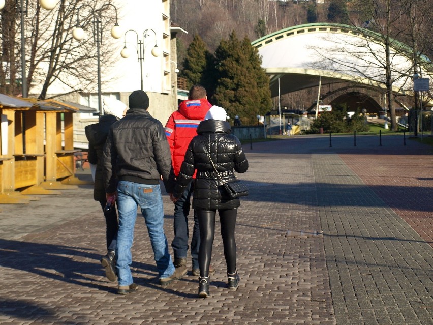 Początek ferii w Wiśle: Moda na placu Hoffa [ZDJĘCIA]