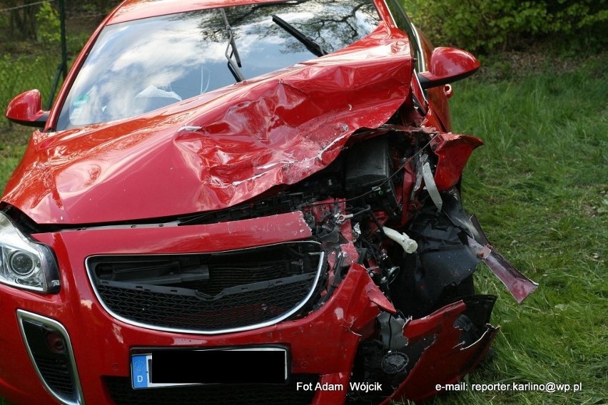 Wypadek koło Połczyna. Zderzyły się dwa auta [zdjęcia]