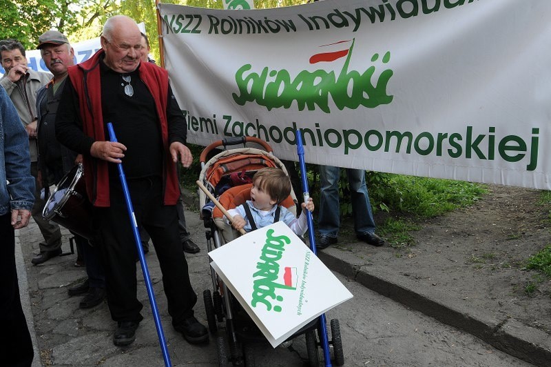 Protest rolników
W centrum Szczecina protestują rolnicy.