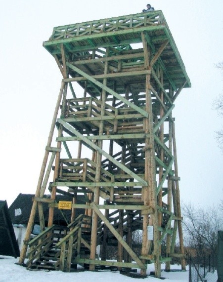 Wieża widokowa w Rąbce pod Łebą.