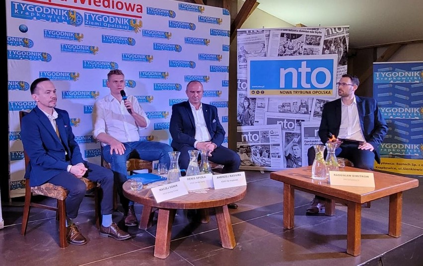 Debata wyborcza 2024 w Krapkowicach.
