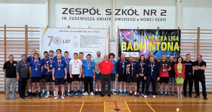 Badmintoniści Stali Nowa Dęba zwyciężyli w finale rozgrywek Karpackiej Ligi Badmintona w sezonie 2022/2023